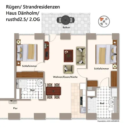 Strandresidenzen Strandresidenzen Haus Daenholm 2 5 דירה